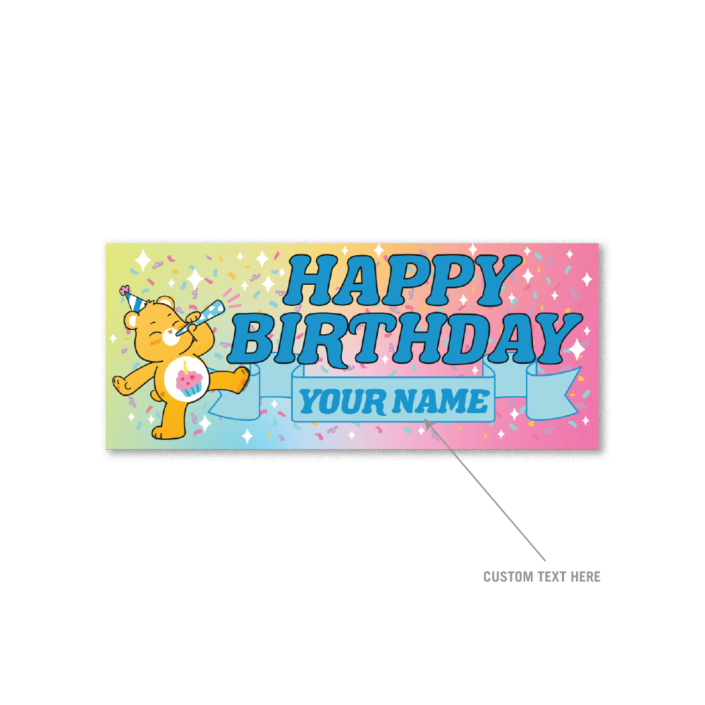 Care Bears Personalized Birthday Bear™ Banner