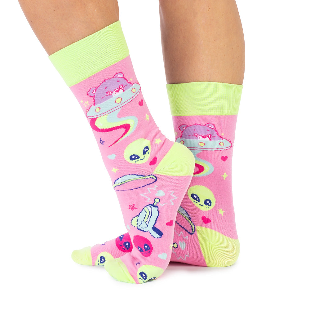 Care Bears Out Of This World Glow In The Dark Socks