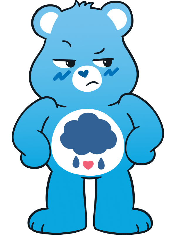 ApparelCare Bears Grumpy Bear™ Low-Key Grumpy Adult Sweatshirt