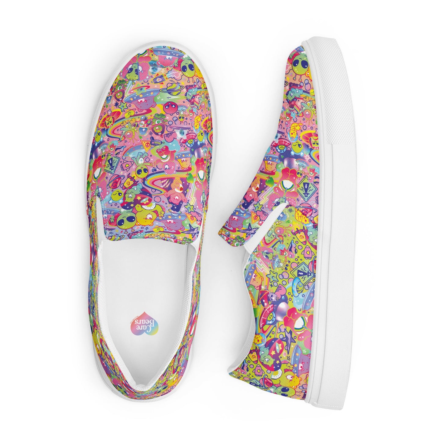 Care Bears Alien Pattern Slip-On Shoes