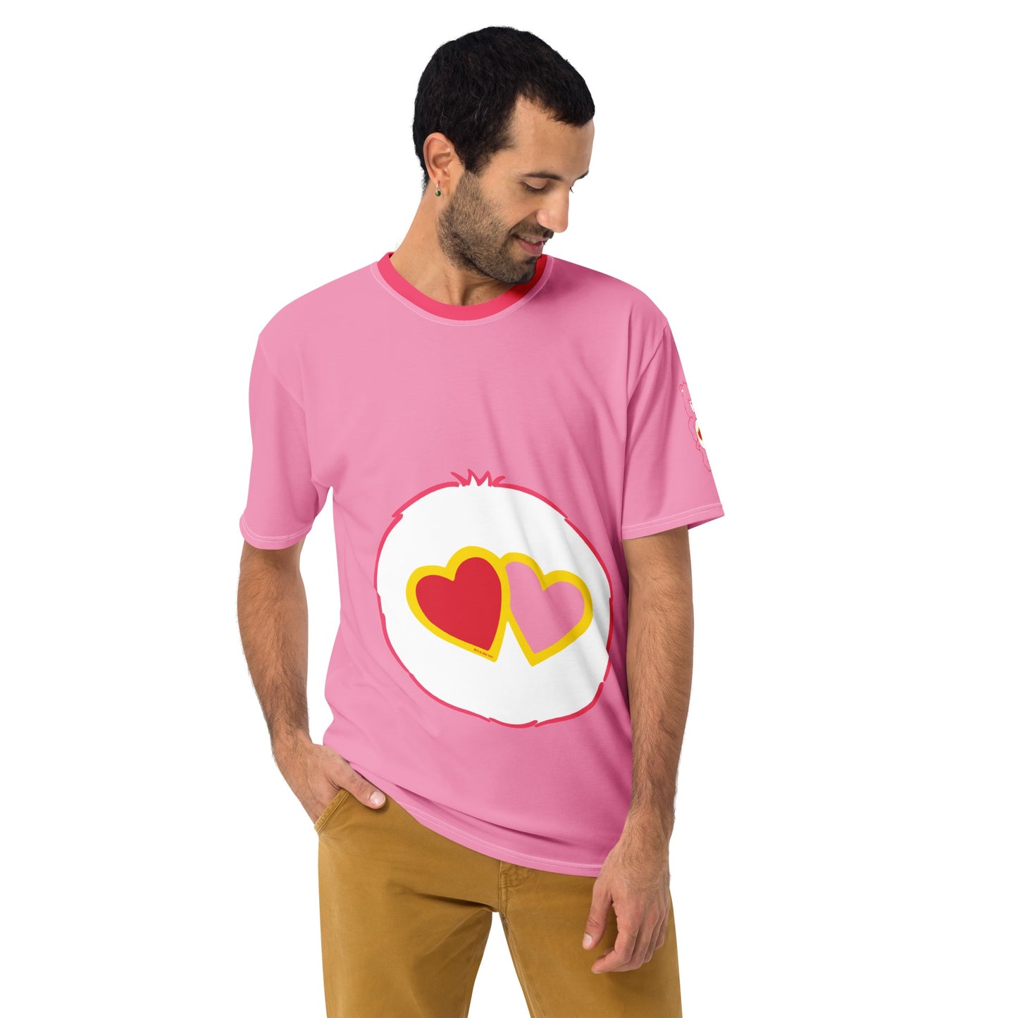Care Bears Love-A-Lot Bear™ Belly Badge Adult T-Shirt