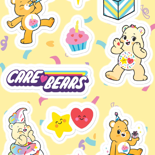  Care Bears Sticker Pack for Girls, Kids - Care Bears Party  Favors Bundle with 12 Care Bears Sticker Sheets Plus Temporary Tattoos,  More