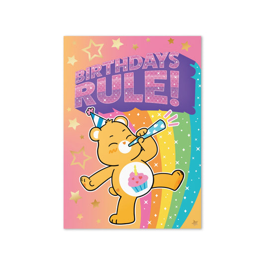 Care Bears Birthdays Rule Card-2