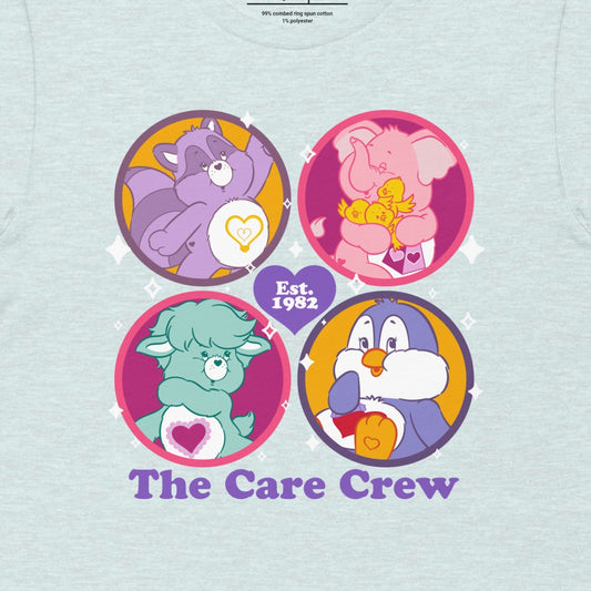 Care Bears Cousins Care Crew Adult T-Shirt-1