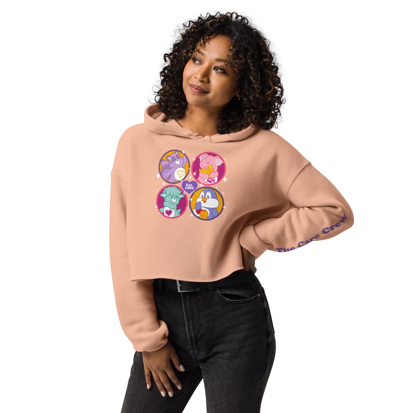 Care Bears Cousins Care Crew Women's Cropped Hoodie