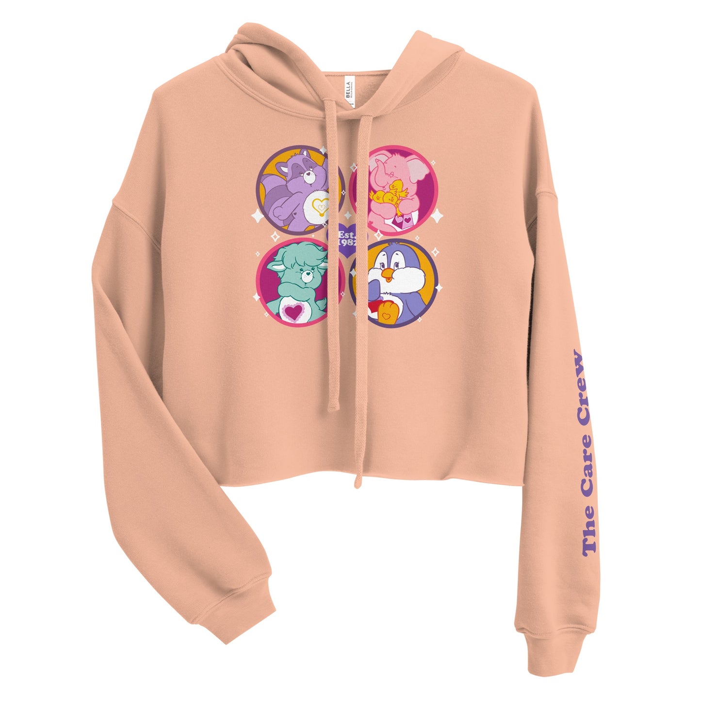 Care Bears Cousins Care Crew Women's Cropped Hoodie