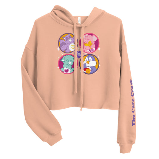 Care Bears Cousins Care Crew Women's Cropped Hoodie-0