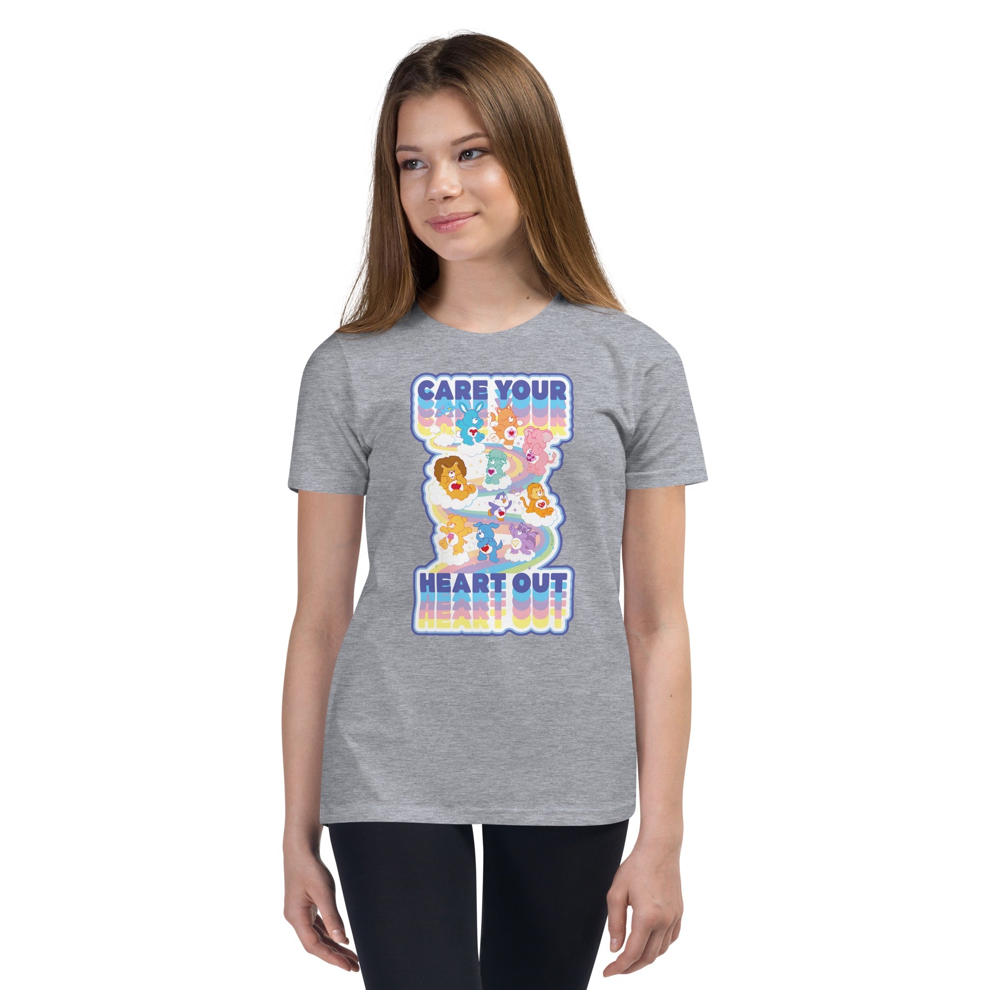 Care Bears Cousins Care Your Heart Out Kids T-Shirt-3