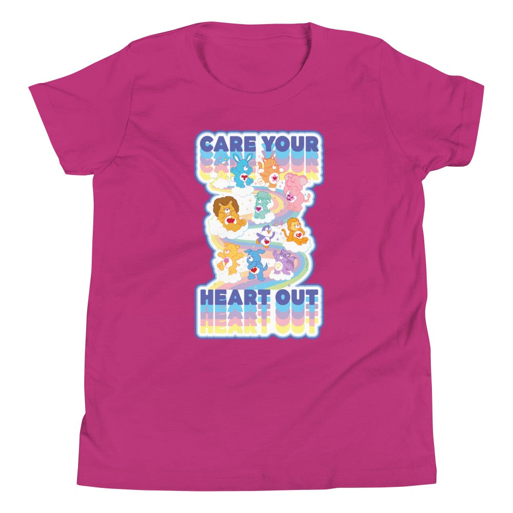 Care Bears Cousins Care Your Heart Out Kids T-Shirt-2