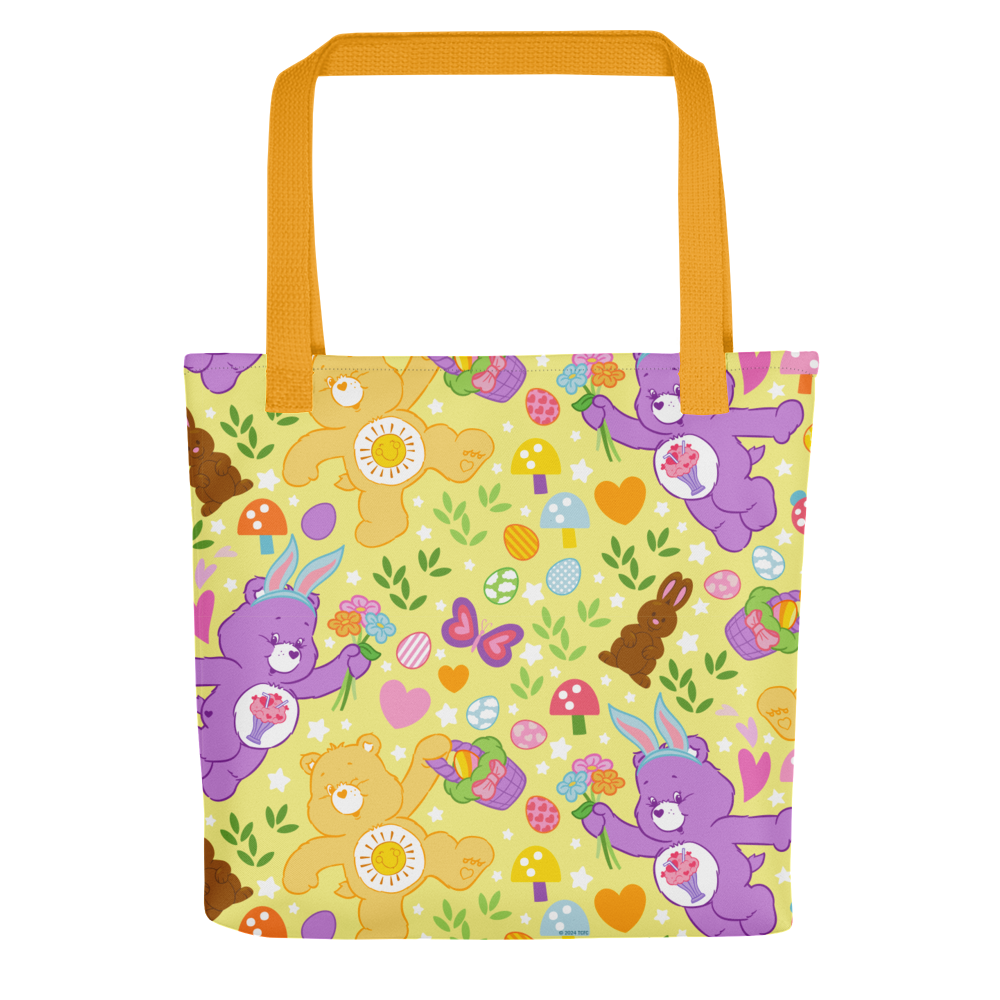 Care Bears Easter Pattern Tote Bag