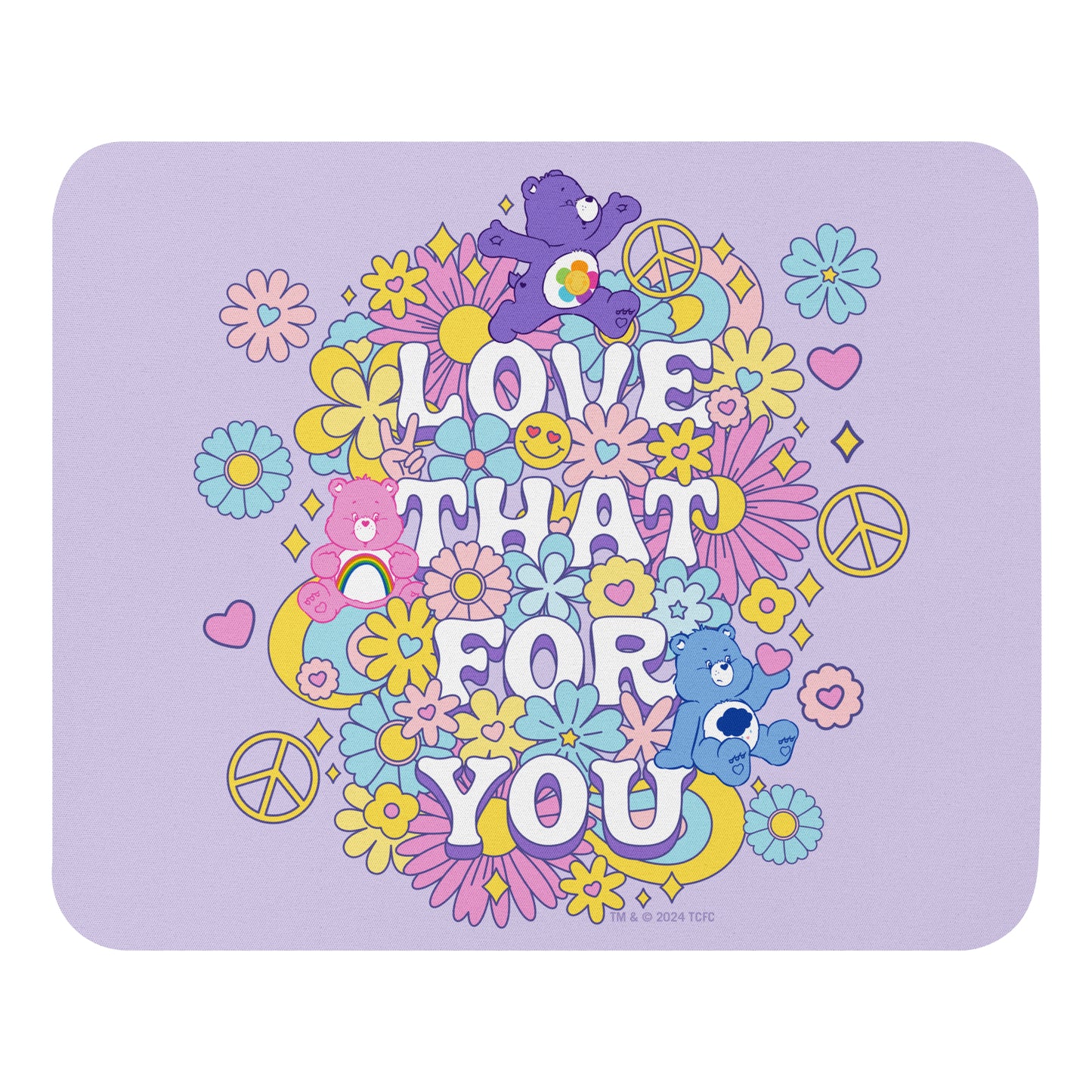 Care Bears Flower Power Mouse Pad