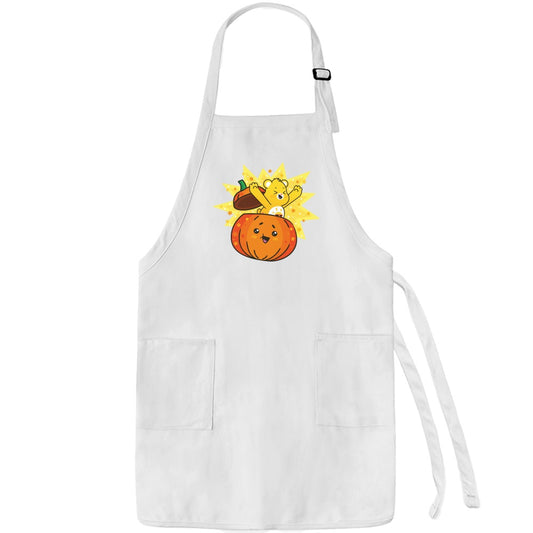Care Bears Pumpkin Embroidered Apron-0