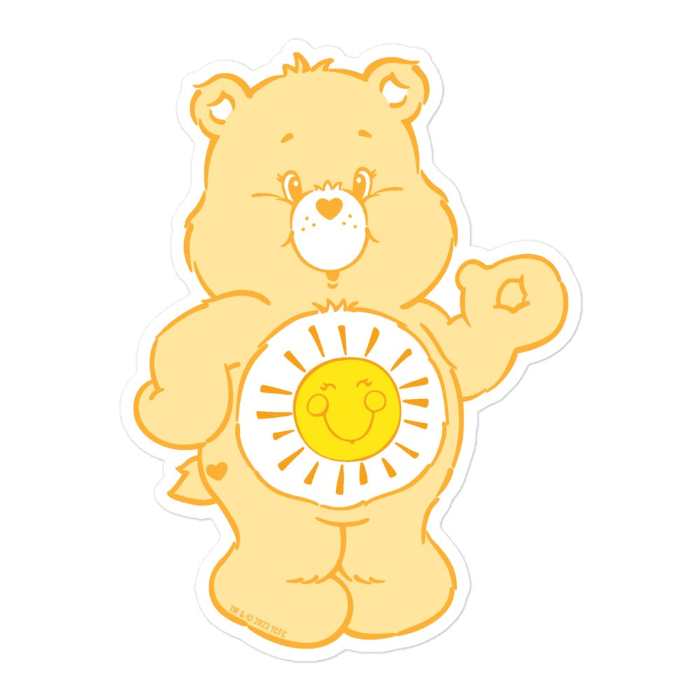 Care Bears Funshine Bear™ Die Cut Sticker Care Bears Shop 