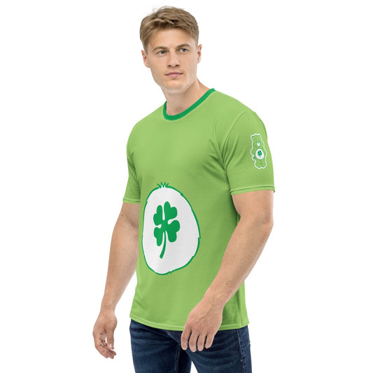 Care Bears Good Luck Bear™ Belly Badge Adult T-Shirt-3