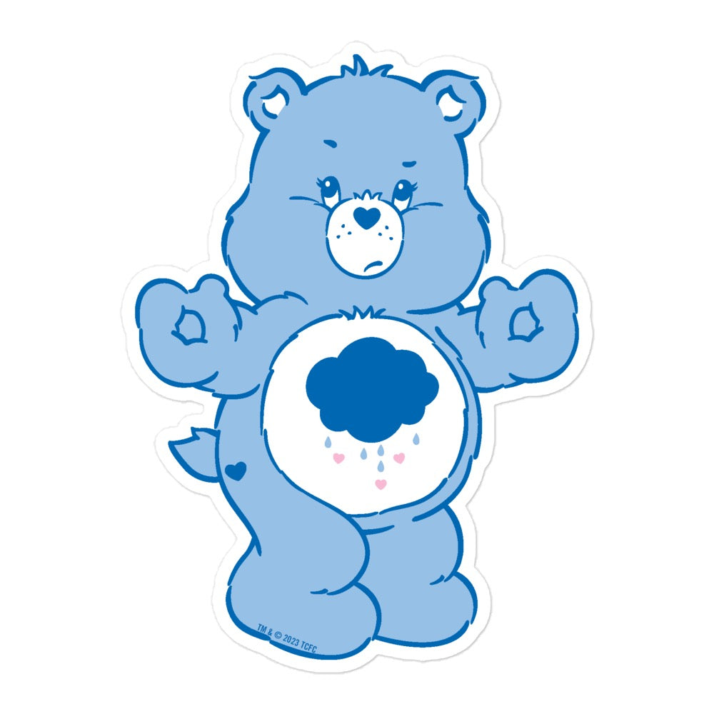 Care Bears Grumpy Bear™ Die Cut Sticker – Care Bears Shop