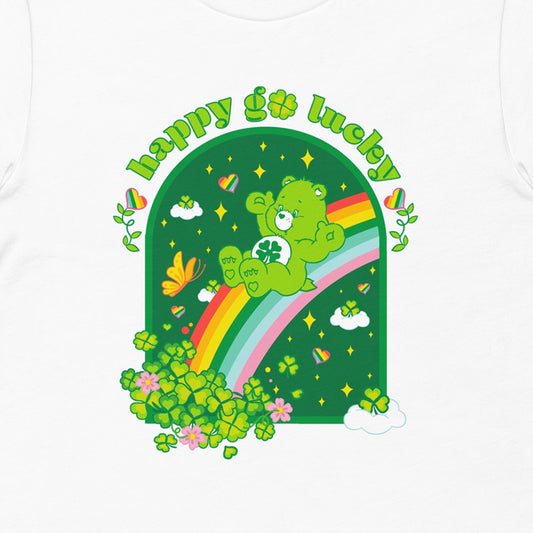 Care Bears Happy Go Luck Adult T-Shirt-2