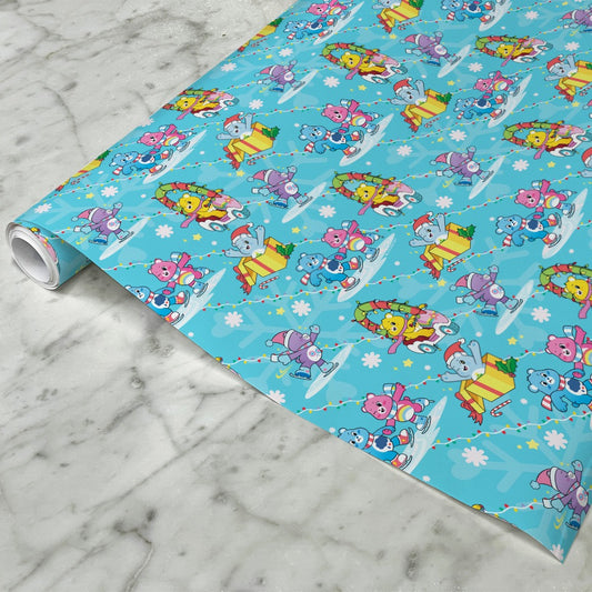 Care Bears Holiday Pattern Wrapping Paper-2