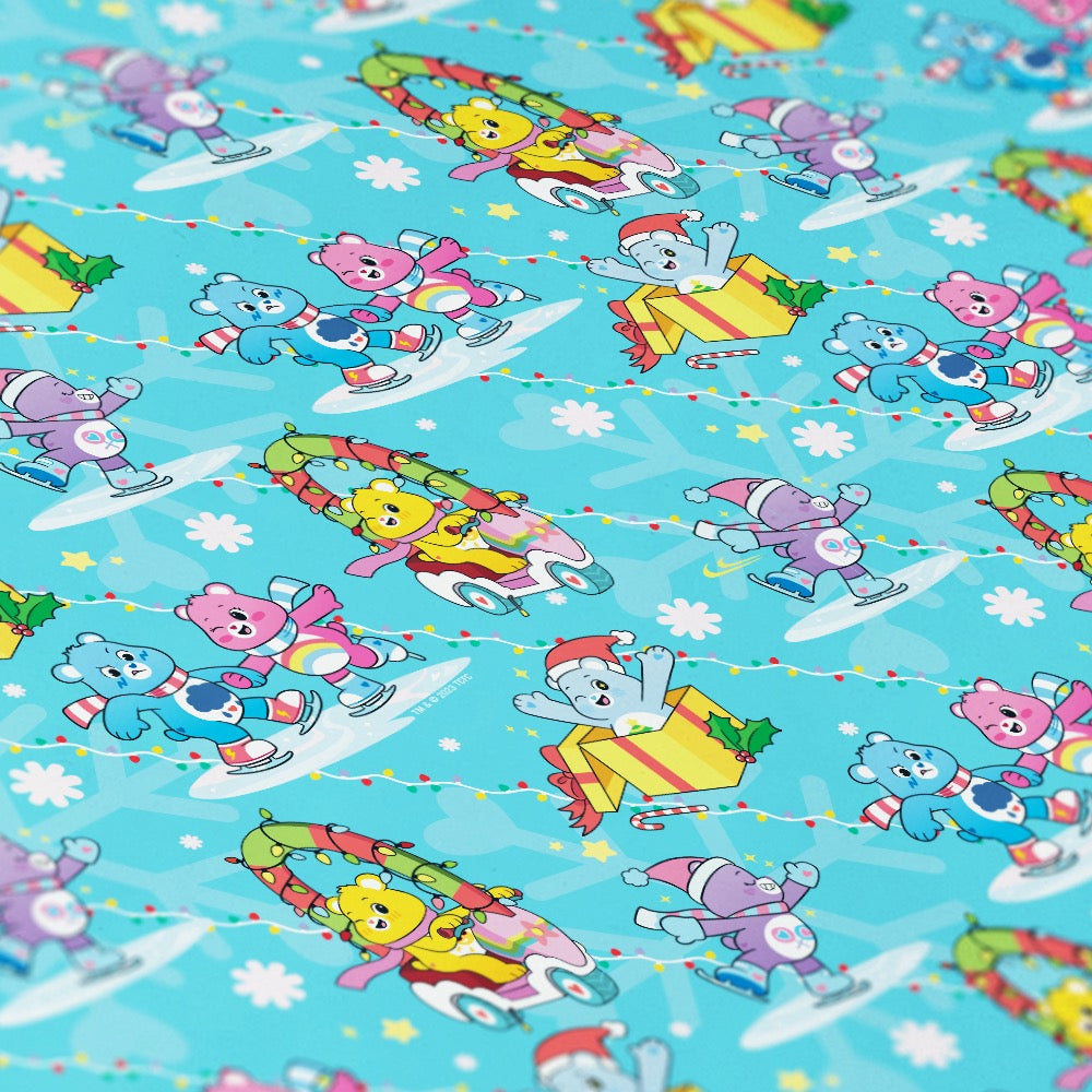Care Bears Holiday Pattern Wrapping Paper