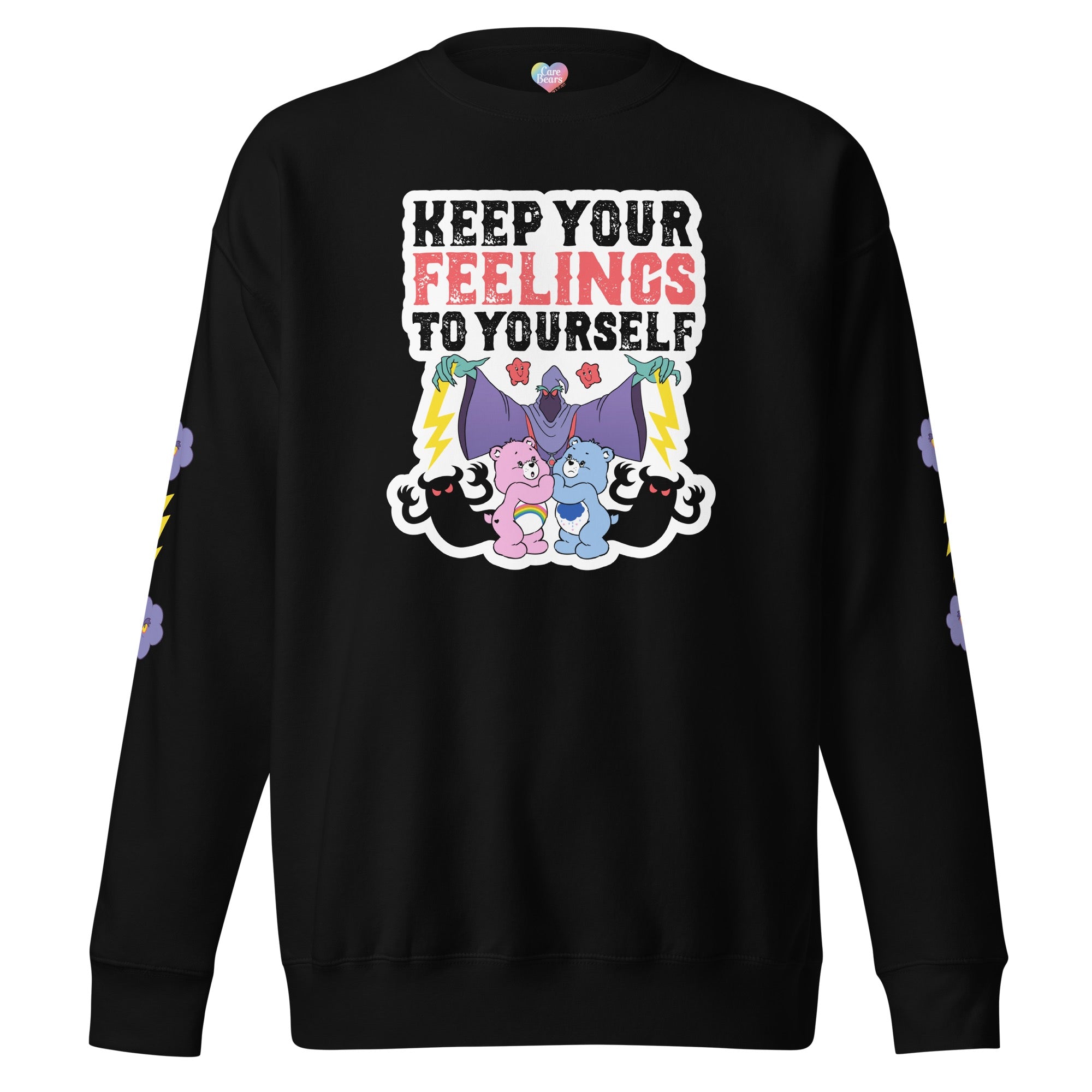 Care Bears Keep Your Feelings To Yourself Adult Sweatshirt-0