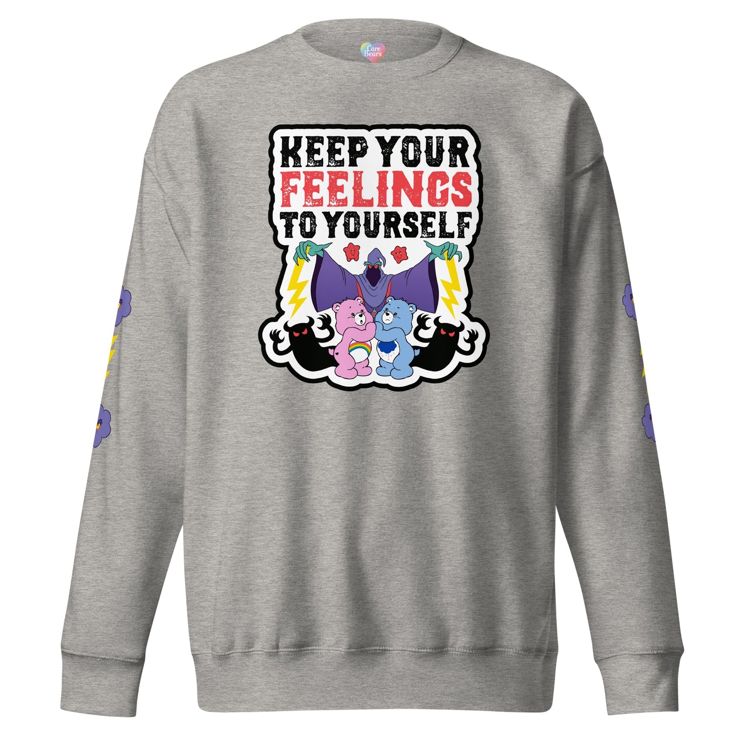 Care Bears Keep Your Feelings To Yourself Adult Sweatshirt