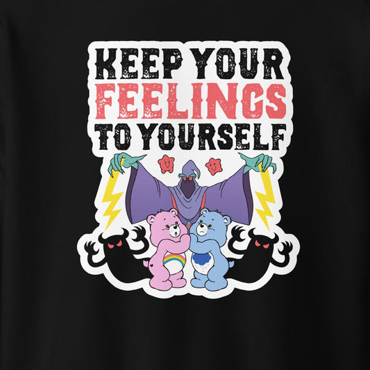 Care Bears Keep Your Feelings To Yourself Adult Sweatshirt-2
