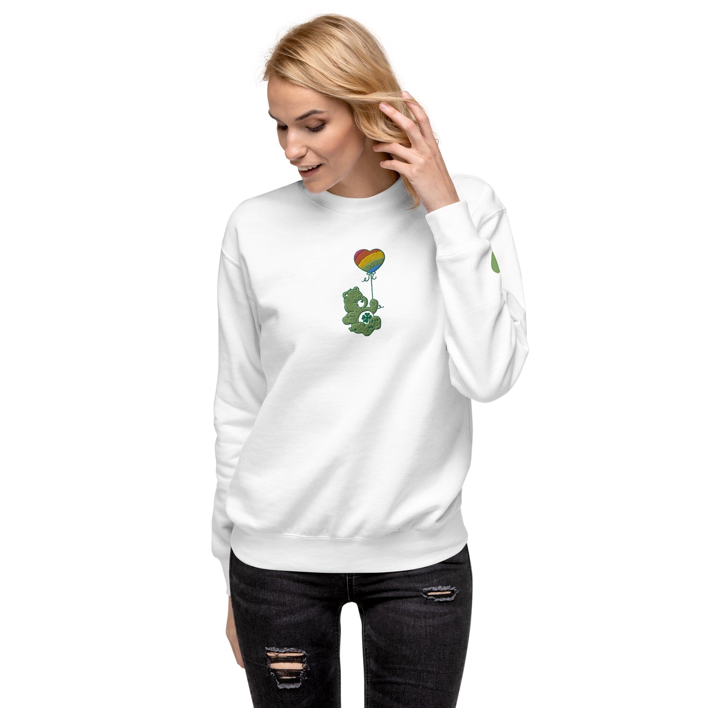 Care Bears Good Luck Bear™ Embroidered Adult Sweatshirt