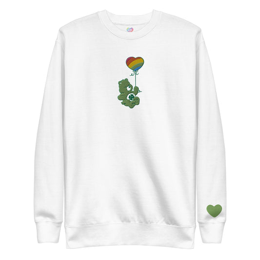 Care Bears Good Luck Bear™ Embroidered Adult Sweatshirt-0