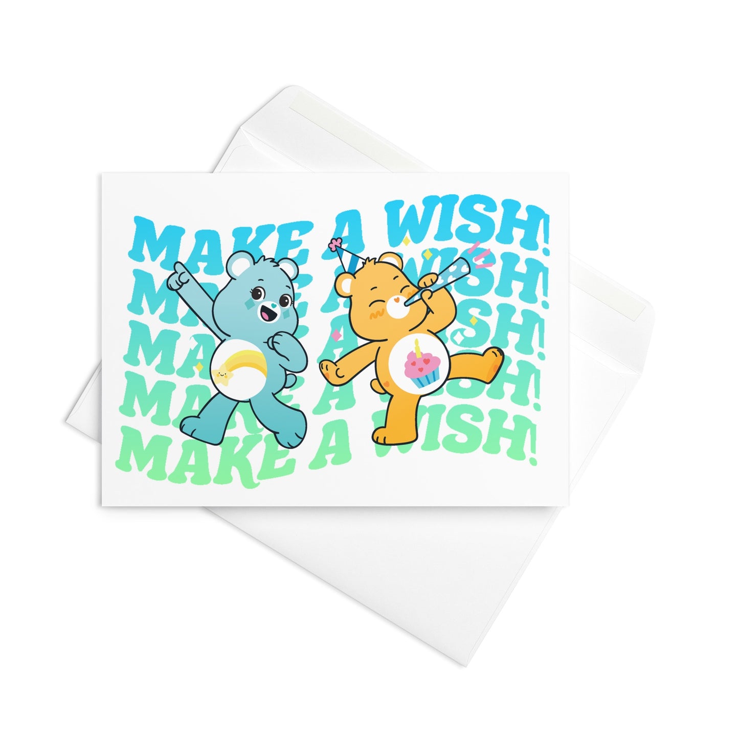 Care Bears Make A Wish Birthday Card