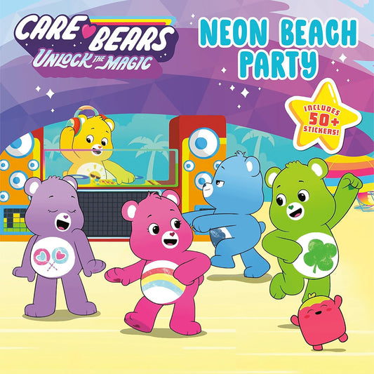 Care Bears Neon Beach Party Book-0