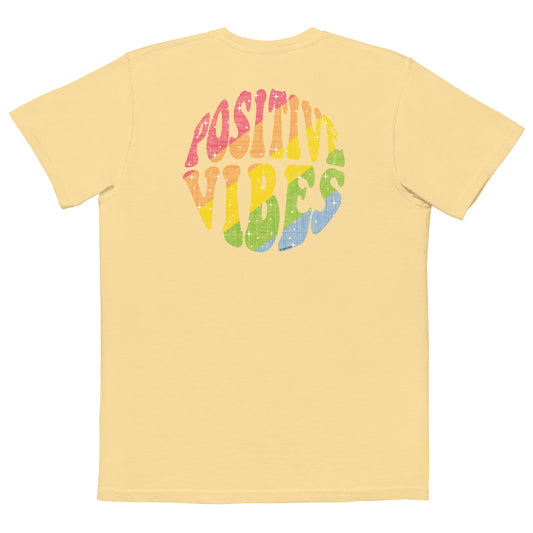 Care Bears Comfort Colors Positive Vibes Adult T-Shirt-1