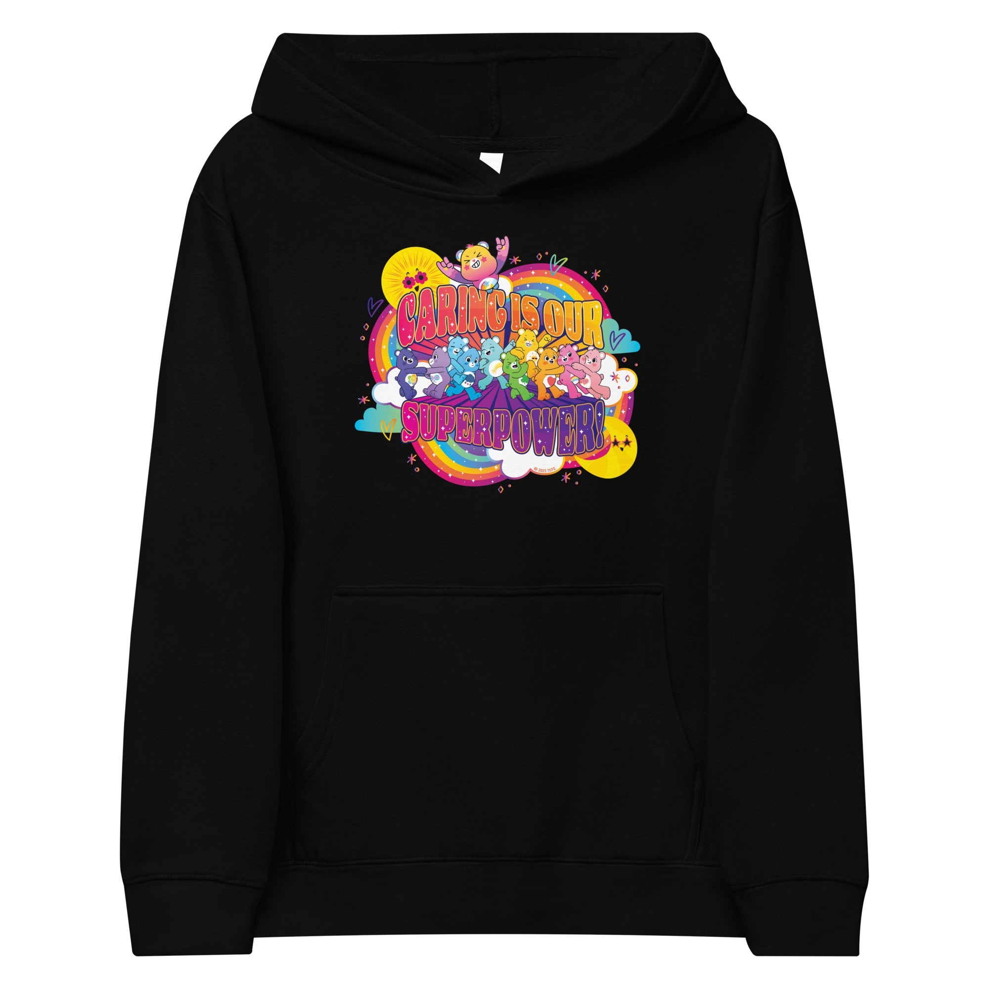 Care Bears Caring is Our Superpower Kids Hoodie-0