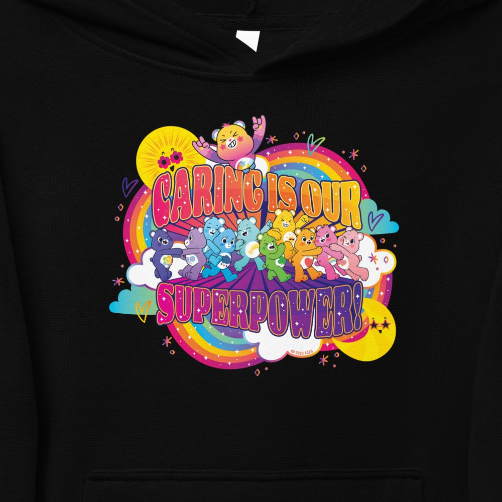Care Bears Caring is Our Superpower Kids Hoodie