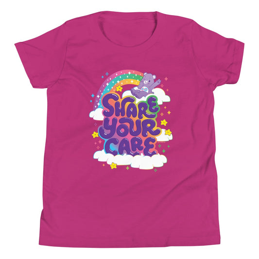 Care Bears Share Your Care Kids T-Shirt-0
