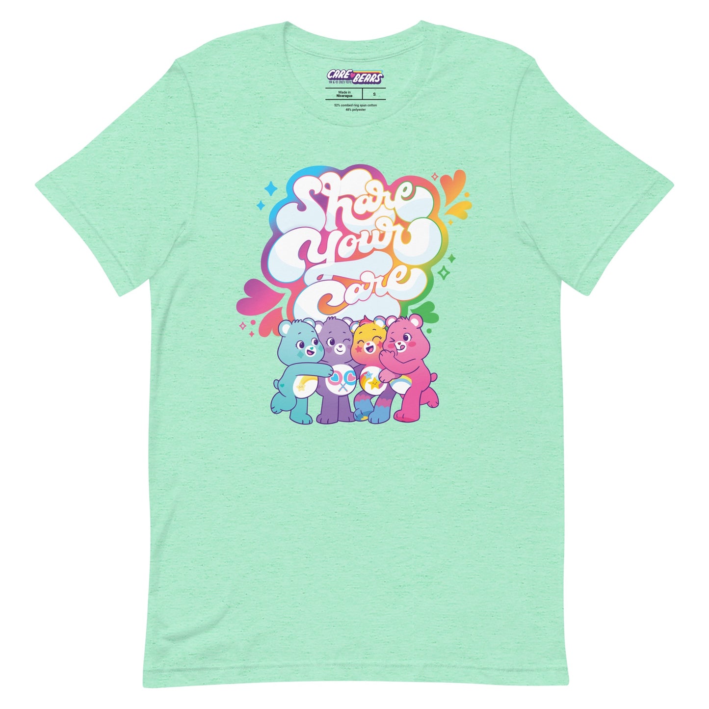 Care Bears Share Your Care Adult T-Shirt