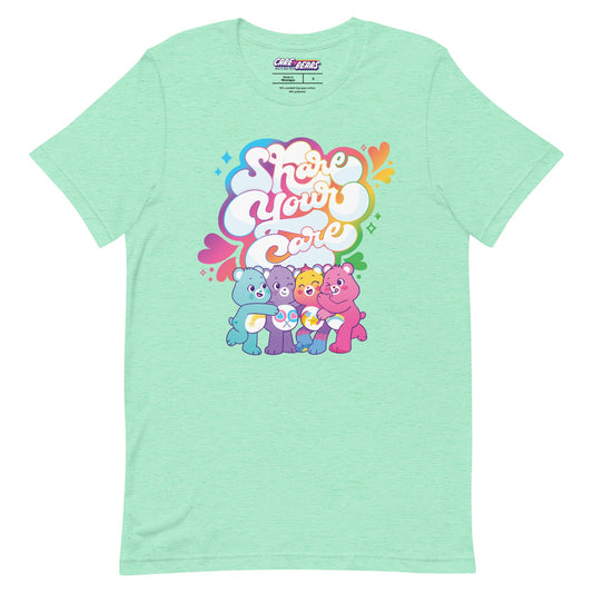 Care Bears Share Your Care Adult T-Shirt-0