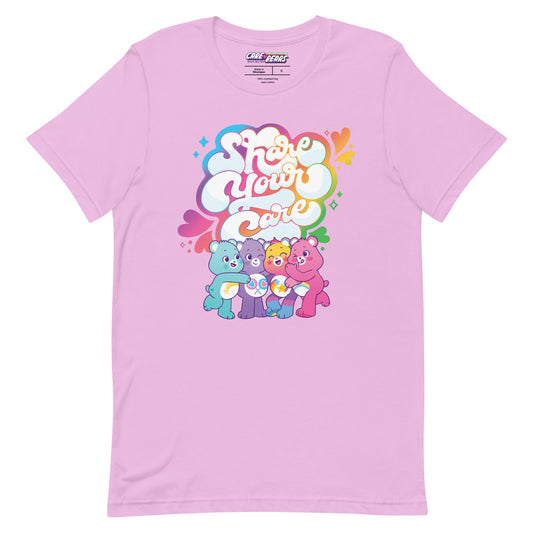 Care Bears Share Your Care Adult T-Shirt-3