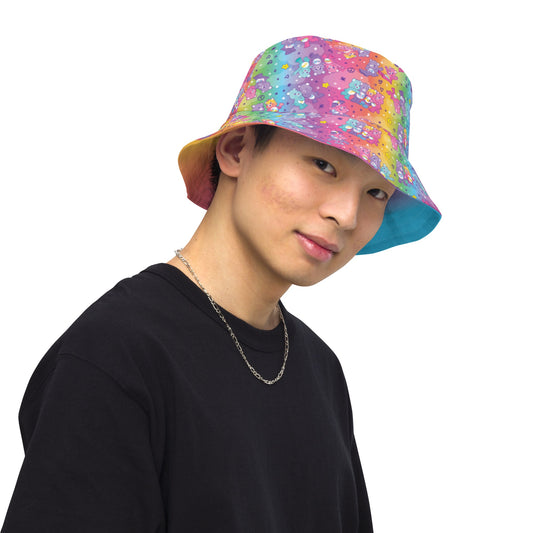 Care Bears Share Your Care Pattern AOP Bucket Hat-3